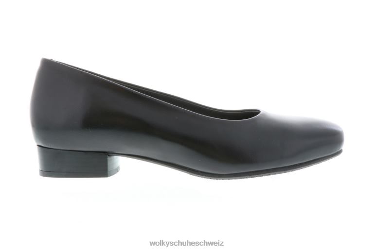 Wolky Schuhwerk D0XHD29 Dame Südende schwarzes Samtleder