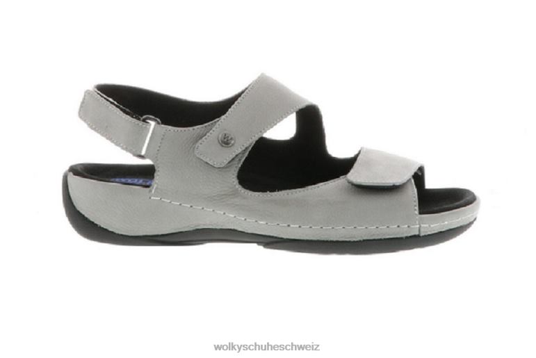 Wolky Schuhwerk D0XHD11 Dame Liana xw hellgraues antikes Nubuk