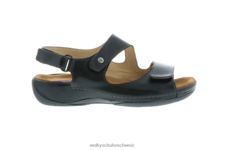 Wolky Schuhwerk D0XHD22 Dame Liane schwarze Kreise