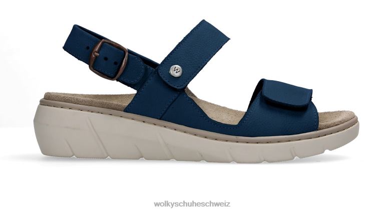 Wolky Schuhwerk D0XHD3 Dame Santorin schwarzes Pflanzenleder