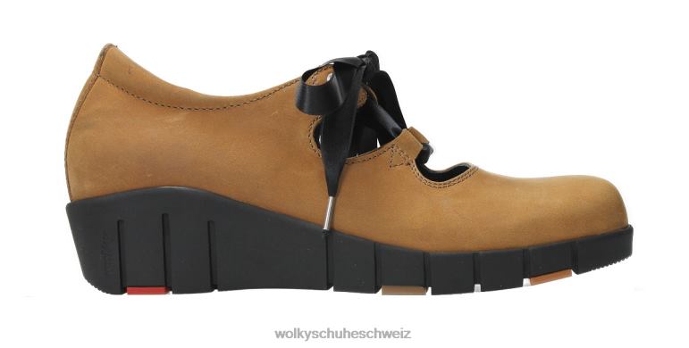 Wolky Schuhwerk D0XHD40 Dame Boston Schwarzes Quebec-Nubuk
