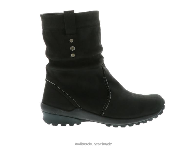 Wolky Schuhwerk D0XHD54 Dame bryce wr Schwarzes, nepalesisch geöltes Leder
